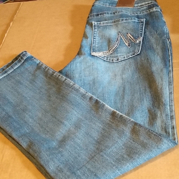 Maurices Womens Denim Jeans Size Shirt 